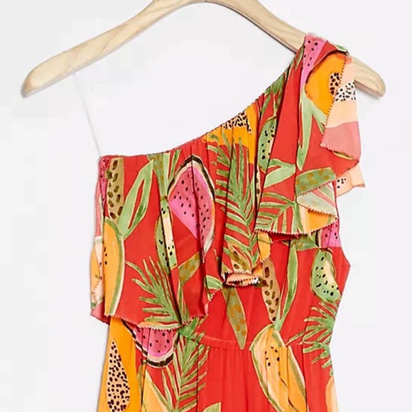 Anthropologie Farm Rio Papayas Maxi Dress - Picture 3 of 10